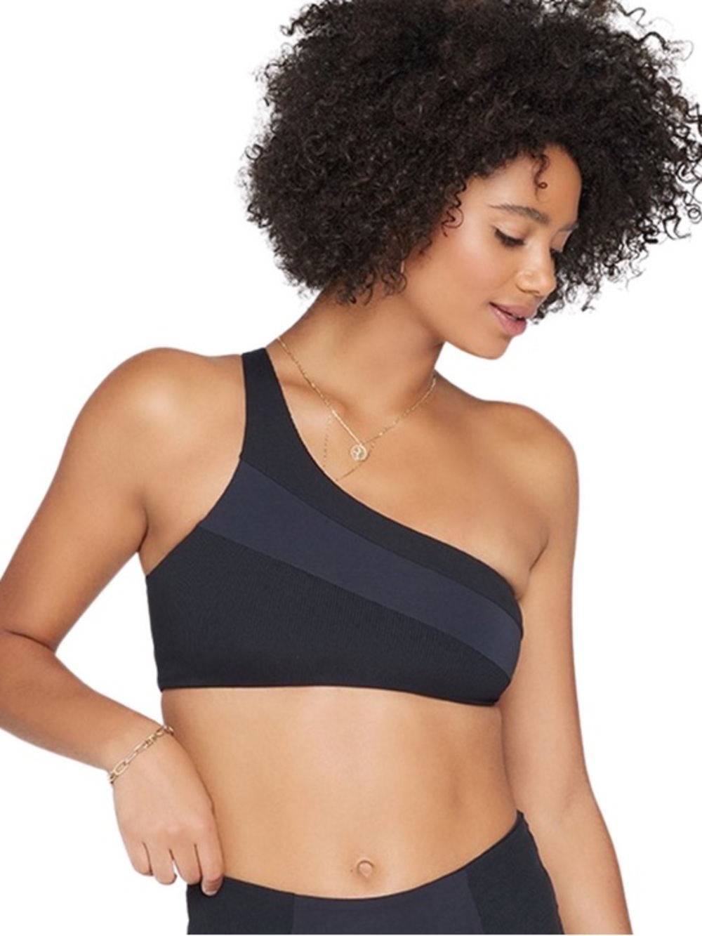 🌻NWOT L*Space Celeste Ribbed Off Shoulder Bikini Top Swimwear Size Small